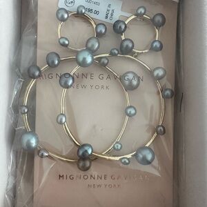 Mignonne Gavigan Gold and Silver Hoop Earrings